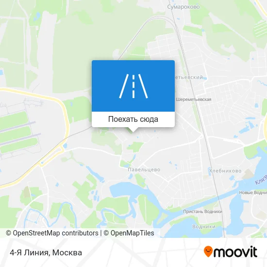 Карта 4-Я Линия