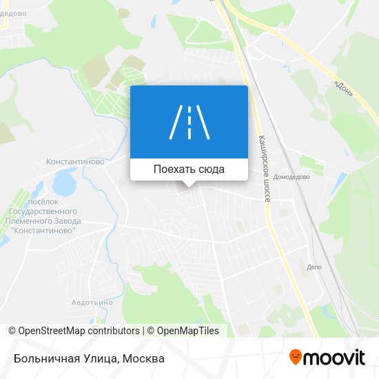 Карта Больничная Улица