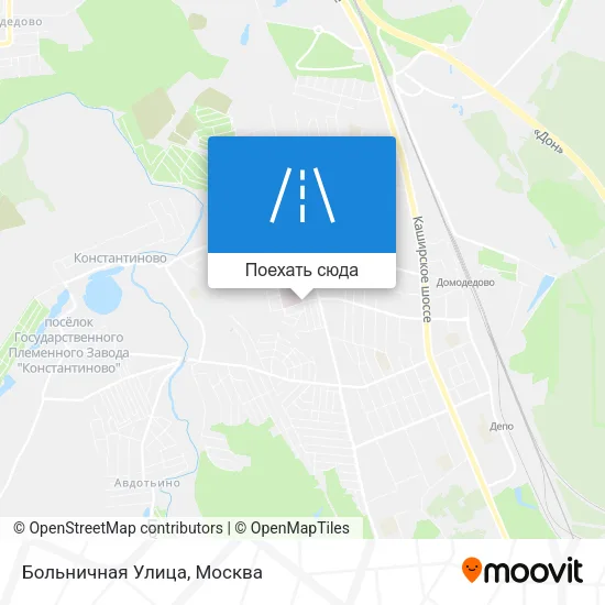 Карта Больничная Улица