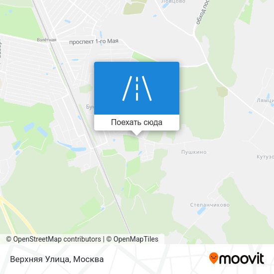 Карта Верхняя Улица