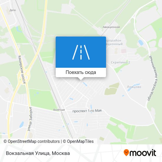 Карта Вокзальная Улица