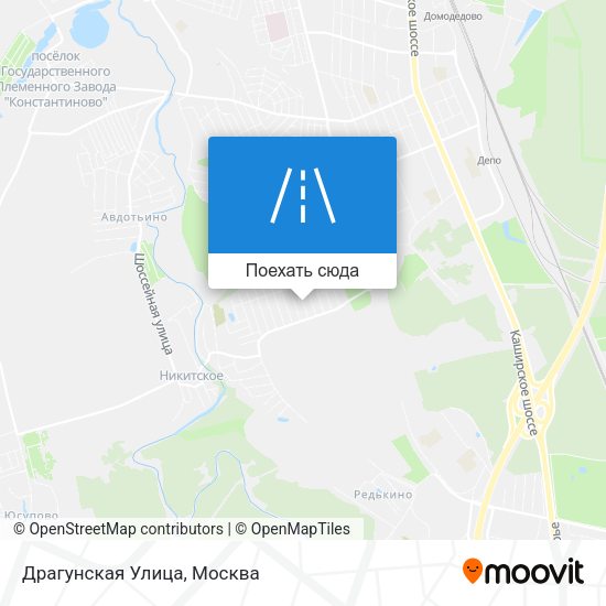 Карта Драгунская Улица