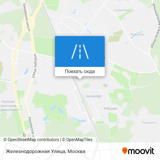Карта Железнодорожная Улица