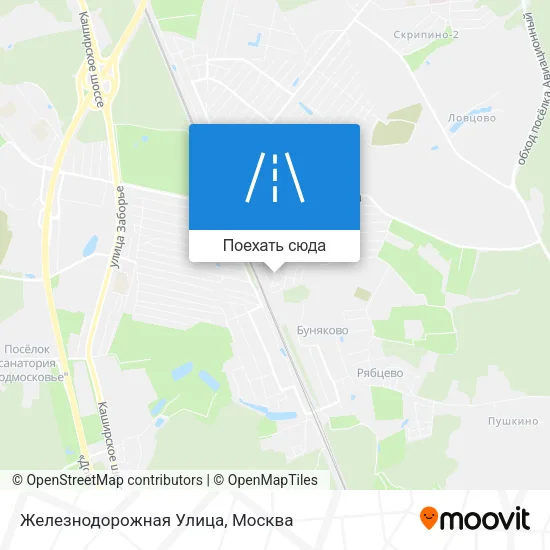 Карта Железнодорожная Улица