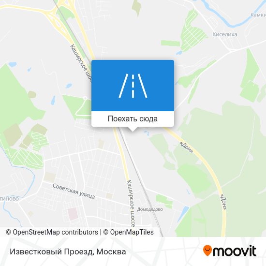 Карта Известковый Проезд