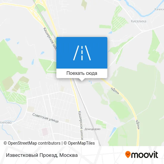 Карта Известковый Проезд
