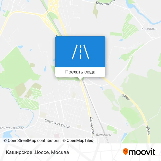 Карта Каширское Шоссе