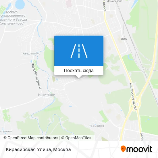 Карта Кирасирская Улица