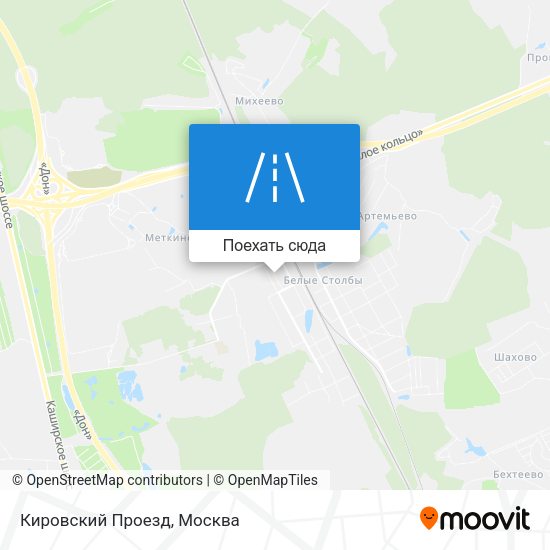 Карта Кировский Проезд