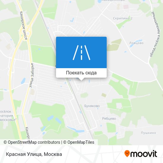 Карта Красная Улица
