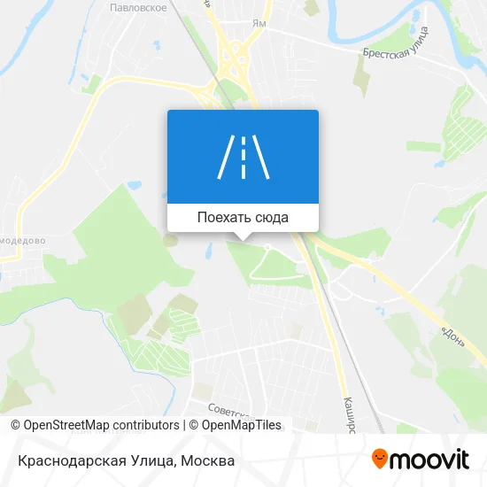 Карта Краснодарская Улица