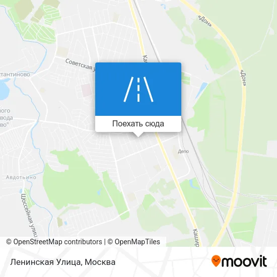 Карта Ленинская Улица