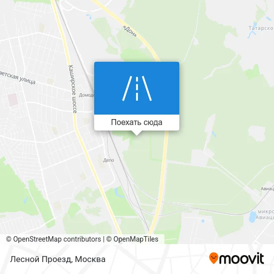 Карта Лесной Проезд