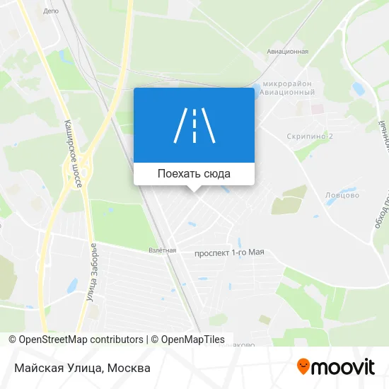 Карта Майская Улица