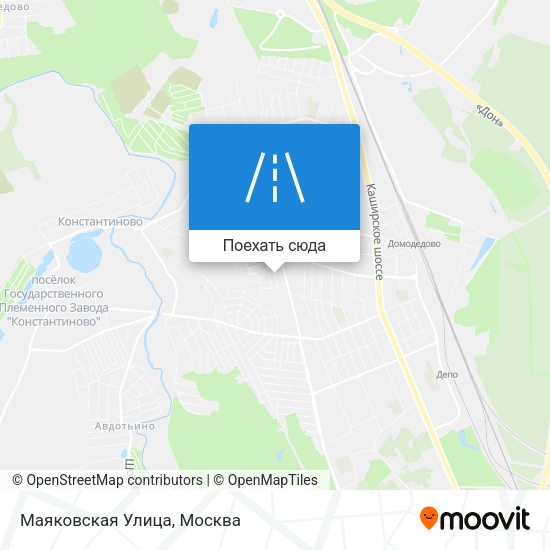 Карта Маяковская Улица