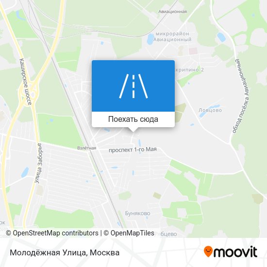 Карта Молодёжная Улица