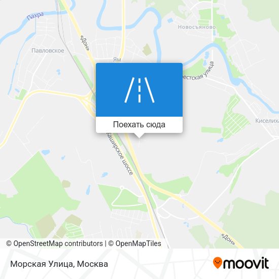 Карта Морская Улица