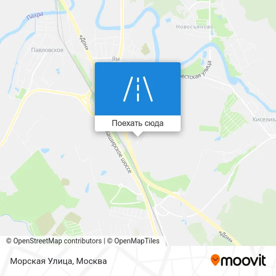 Карта Морская Улица
