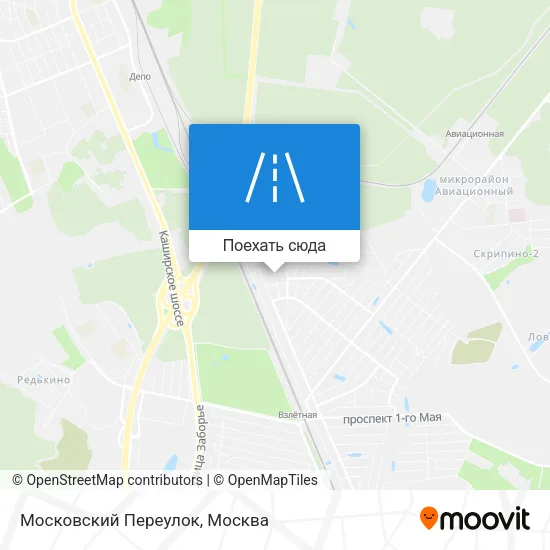 Карта Московский Переулок