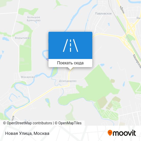 Карта Новая Улица