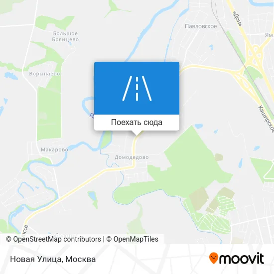 Карта Новая Улица