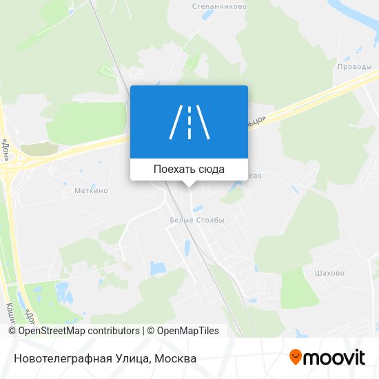 Карта Новотелеграфная Улица