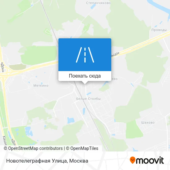 Карта Новотелеграфная Улица
