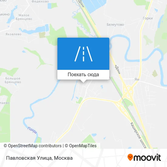 Карта Павловская Улица