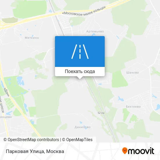 Карта Парковая Улица