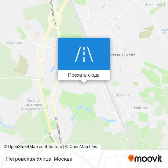 Карта Петровская Улица