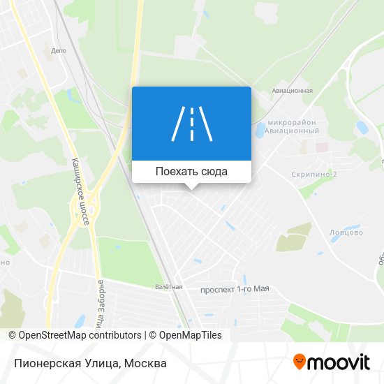 Карта Пионерская Улица