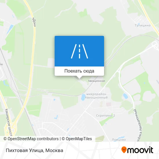 Карта Пихтовая Улица