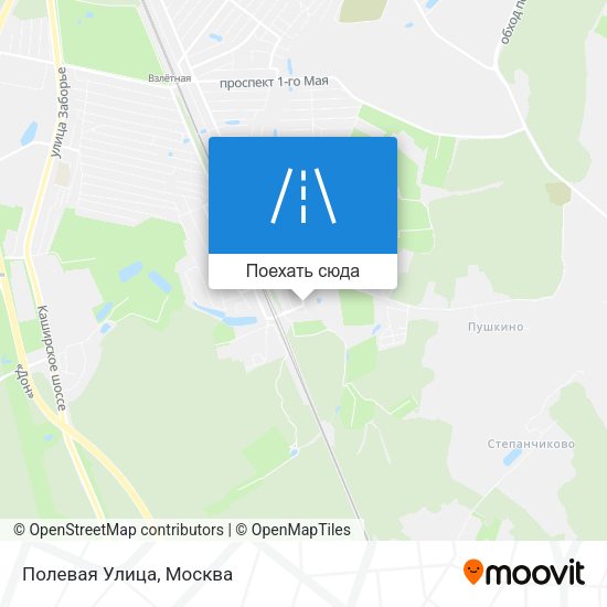 Карта Полевая Улица