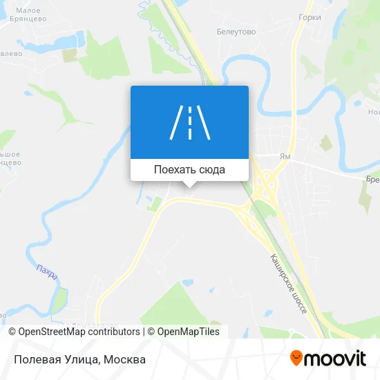 Карта Полевая Улица