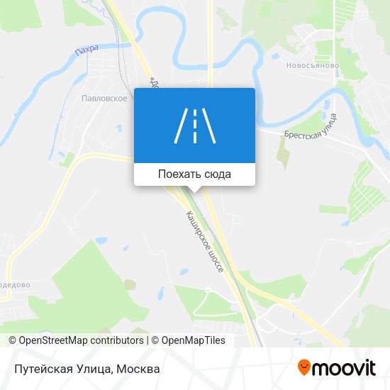 Карта Путейская Улица