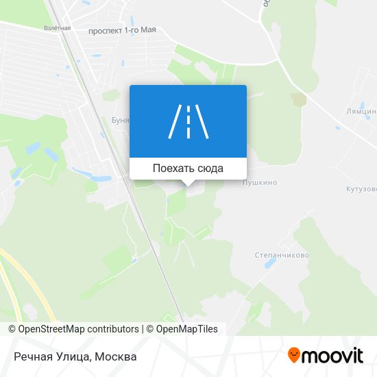 Карта Речная Улица