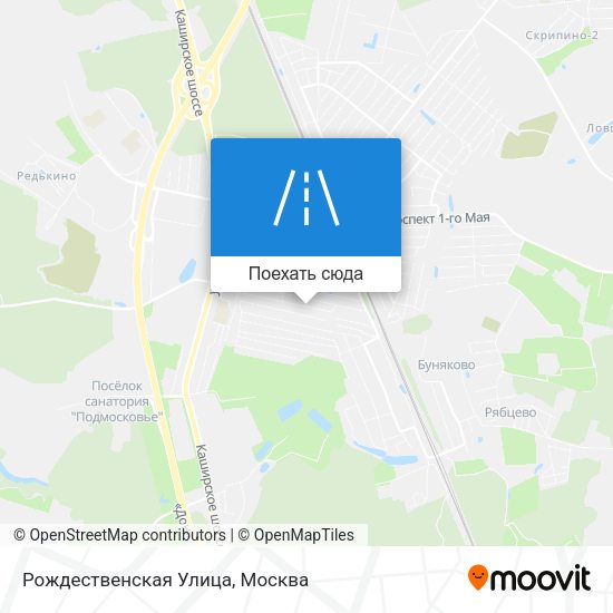 Карта Рождественская Улица