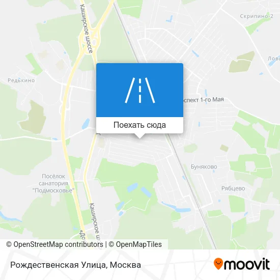 Карта Рождественская Улица
