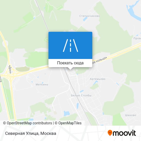 Карта Северная Улица
