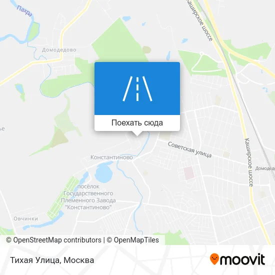 Карта Тихая Улица