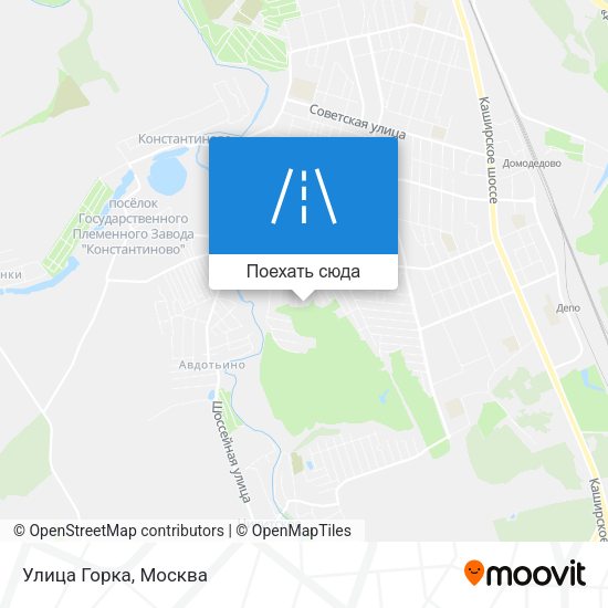 Карта Улица Горка