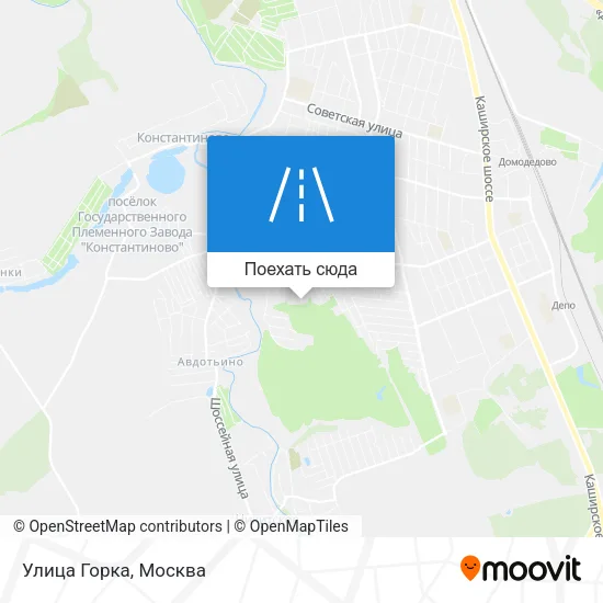 Карта Улица Горка