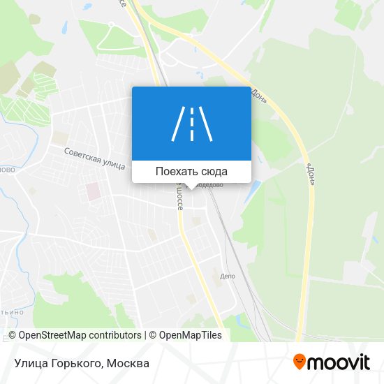 Карта Улица Горького