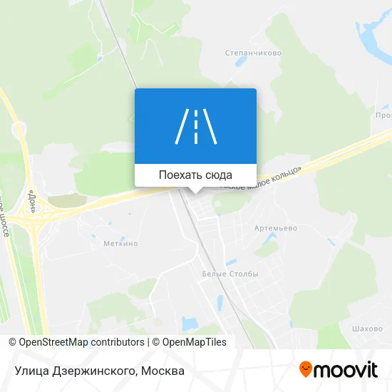 Карта Улица Дзержинского