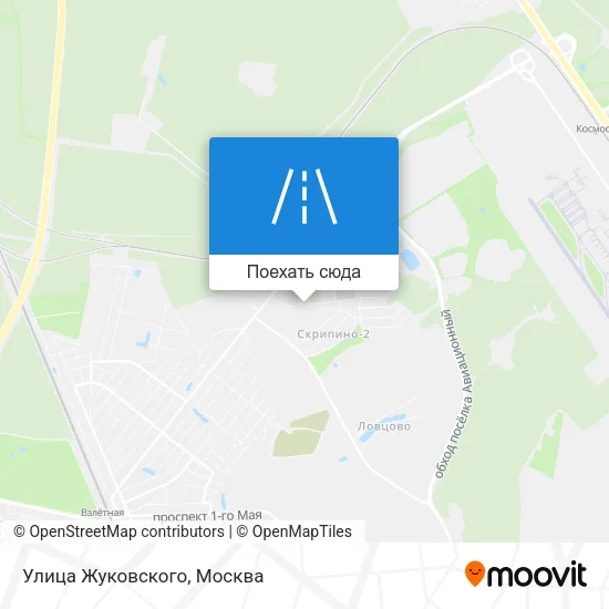 Карта Улица Жуковского