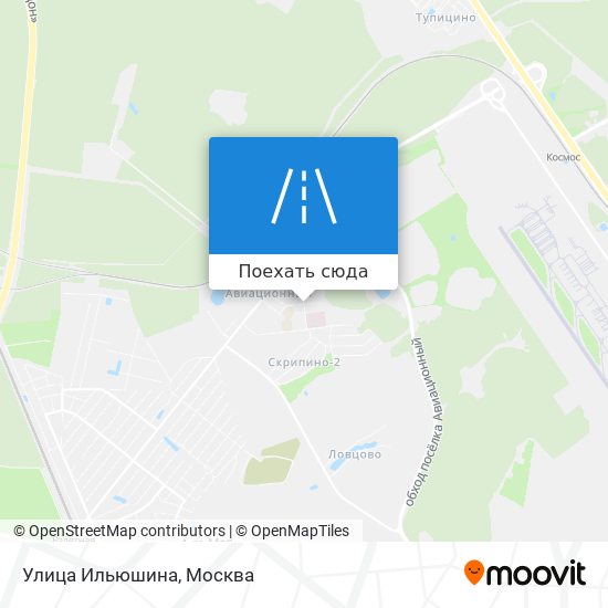 Карта Улица Ильюшина