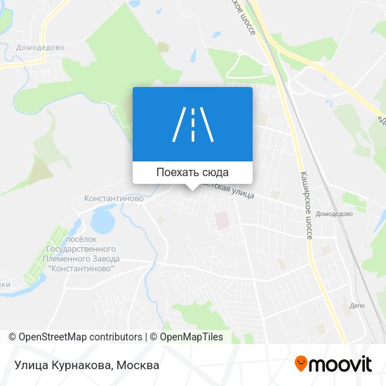Карта Улица Курнакова