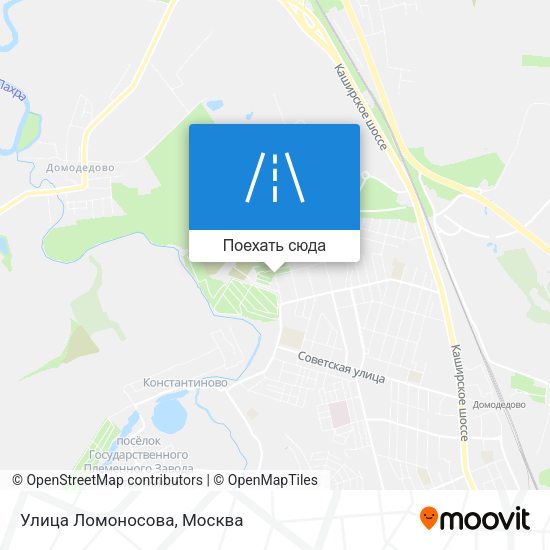 Карта Улица Ломоносова