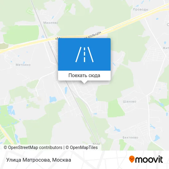 Карта Улица Матросова
