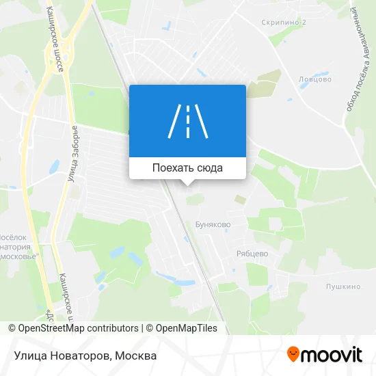 Карта Улица Новаторов